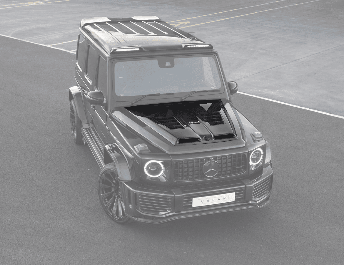 Карбоновий вентильований Bullnose капот для Mercedes-Benz G-Wagon W463A