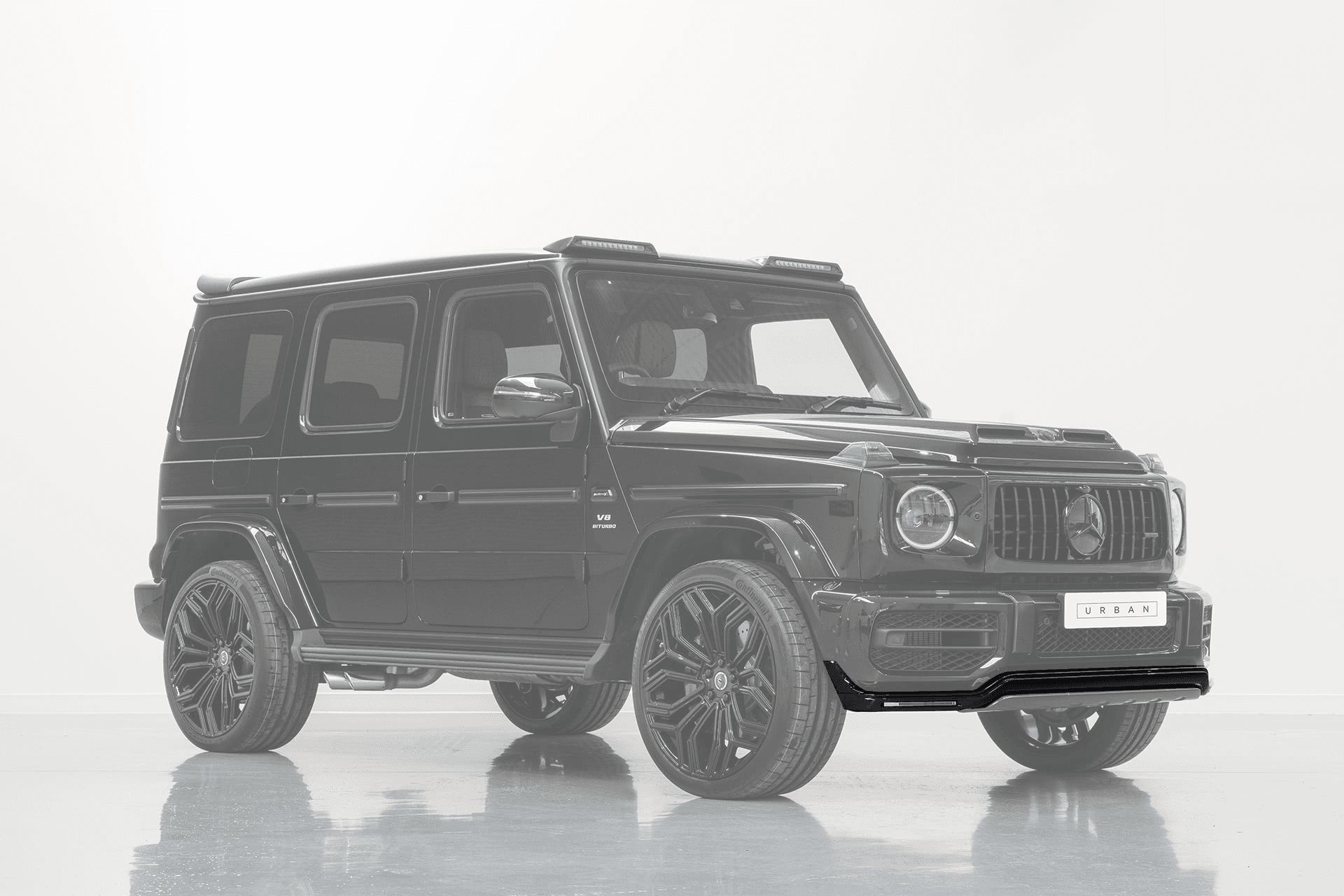 Передній сплітер з DRL для Mercedes-Benz G-Wagon W463A Softkit