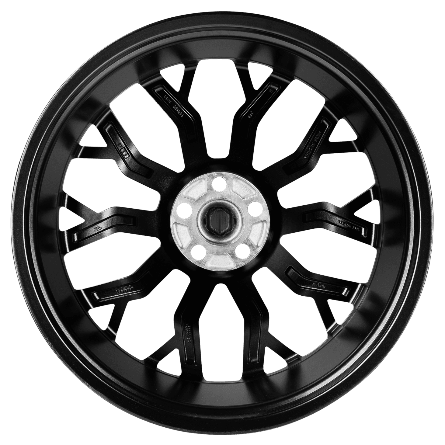 20" UC4 - 5x120 - ET32 - Gloss Black - Rear (T6.1)