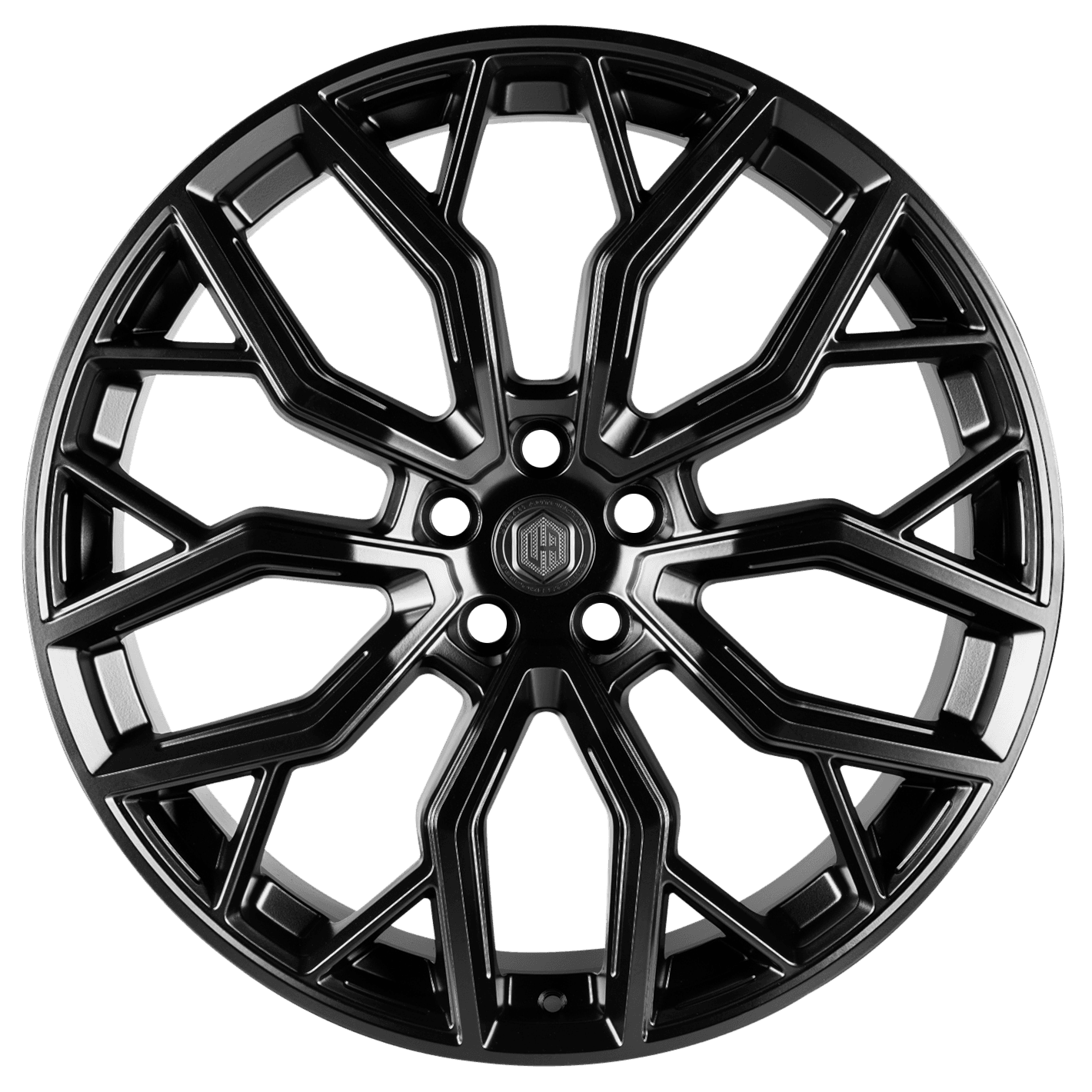 20" UC4 - 5x120 - ET42 - Satin Black - Front (T6.1)