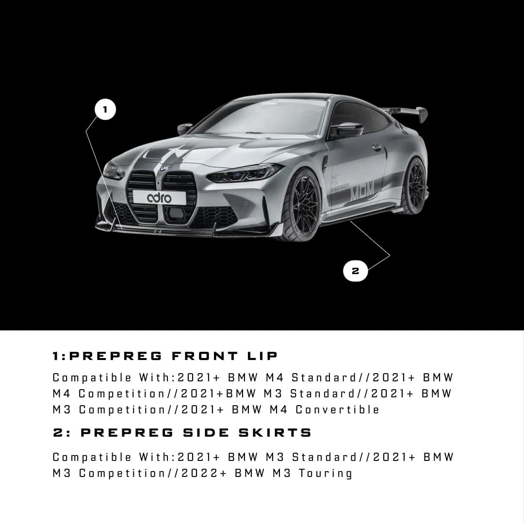 ADRO BMW G8X carbon aero kit