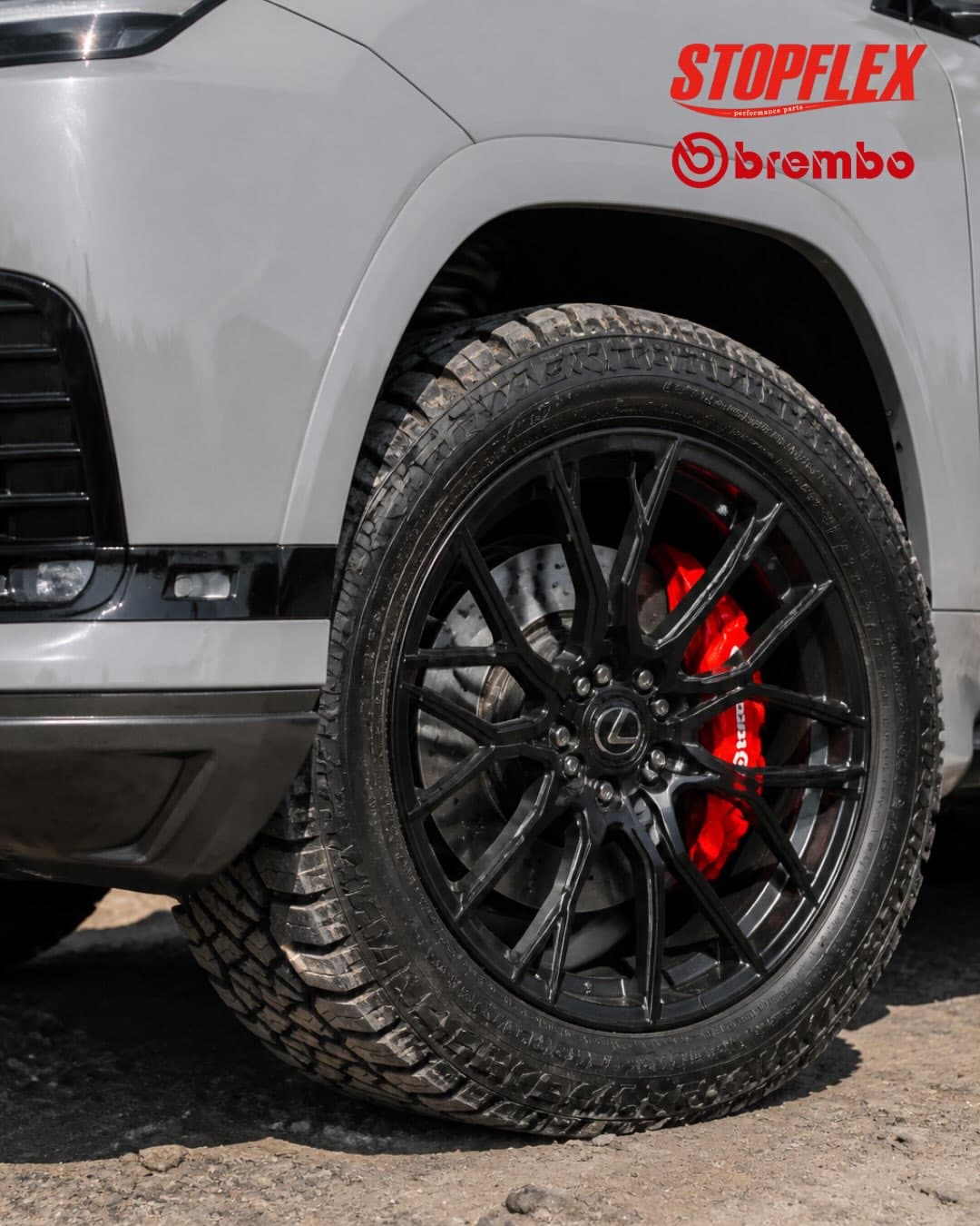 StopFlex and Brembo for Lexus LX600 and Land Cruiser 300
