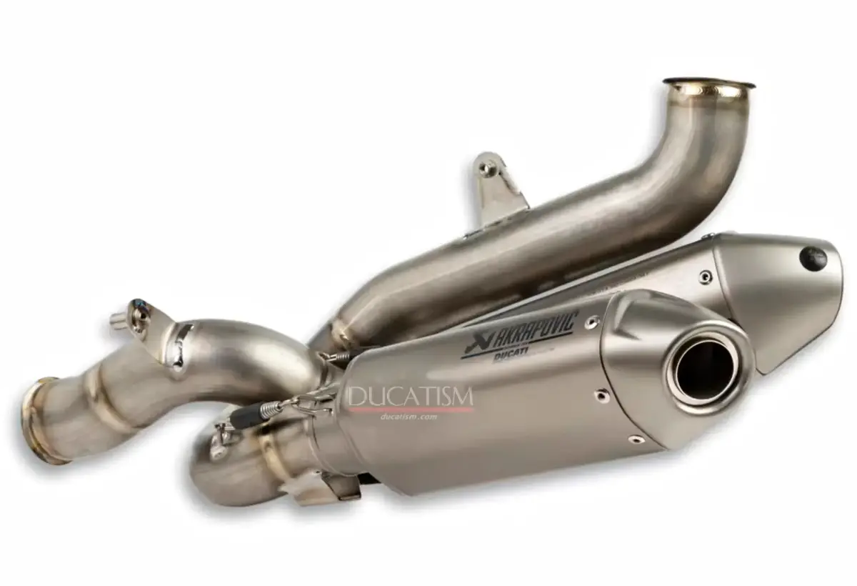 Ducati Performance Racing Slip-On Silencers by Akrapovič for Ducati Streetfighter V4 - Image 1