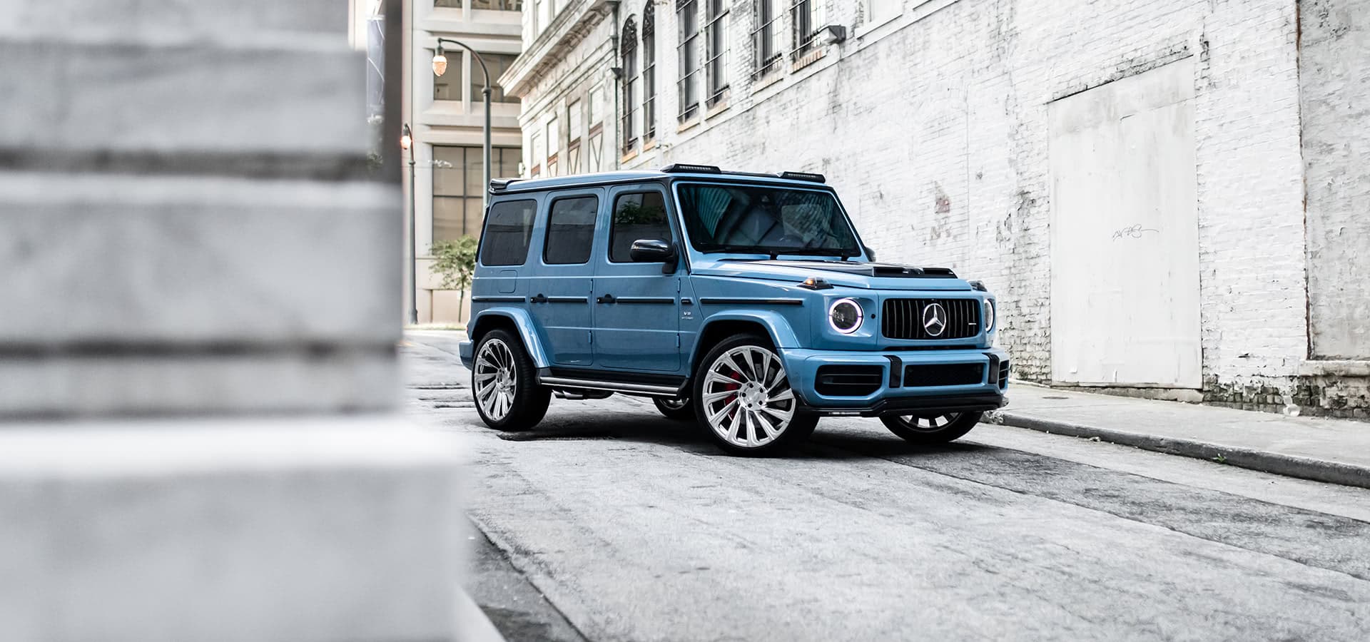 Карбоновий вентильований Bullnose капот для Mercedes-Benz G-Wagon W463A