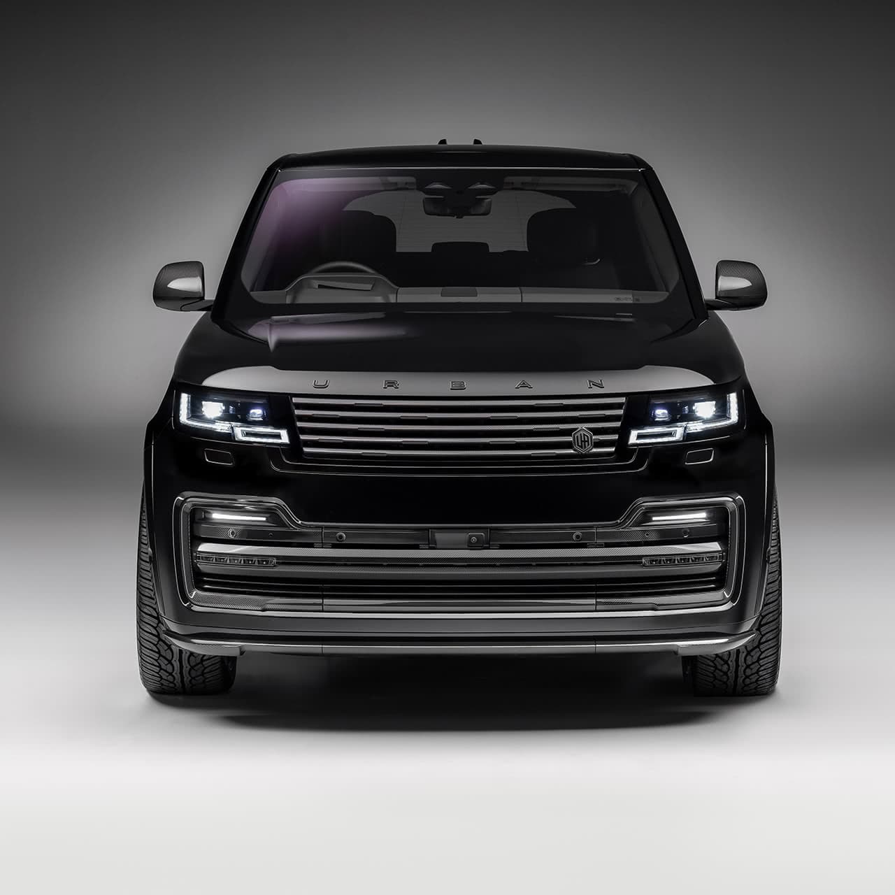 Капот у зборі Semi-Visual Carbon Fibre для Range Rover L460 - верхні вентиляційні елементи