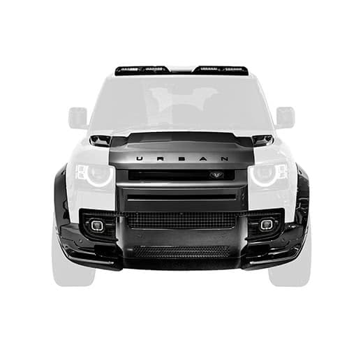 Вентильований капот Urban OCTA XRS Visual Chopped Carbon для Defender L663 OCTA