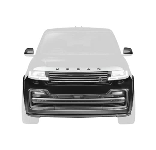 Urban Semi-Visual Carbon Fibre Bonnet Assembly with Visual Top Vents for Range Rover L460