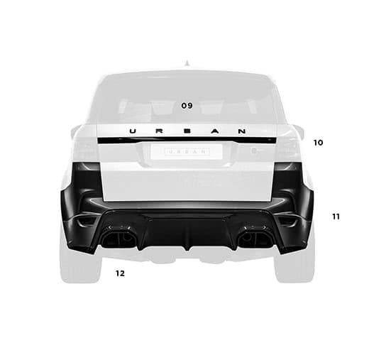Urban Exhaust System for Range Rover Sport L494 - Image 1