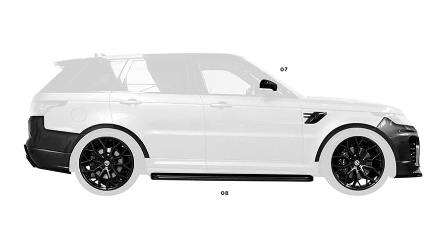 Комплект розширення арок Urban для Range Rover Sport L494 SVR - Image 1