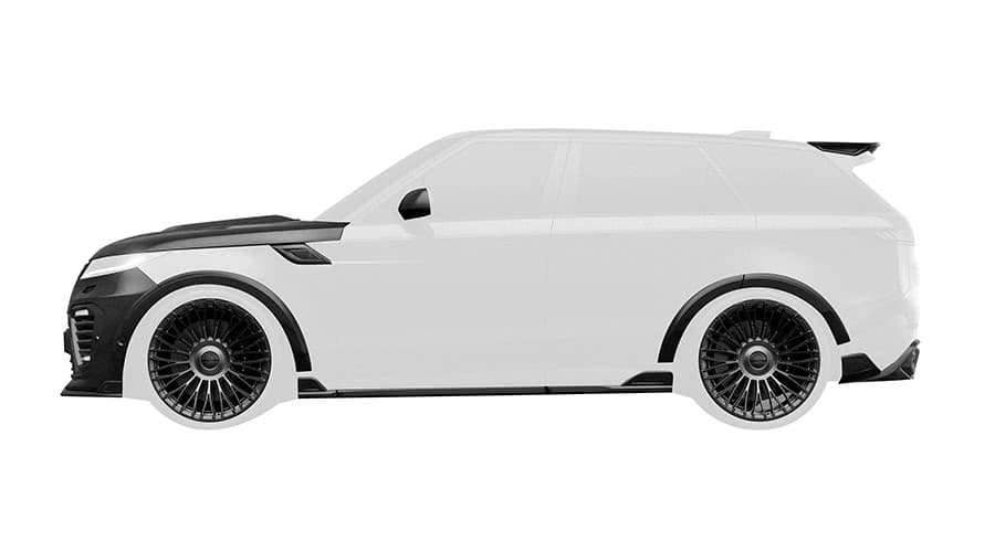 Насадки вихлопу Urban для Sport L494 SVR - Satin Black - Image 1