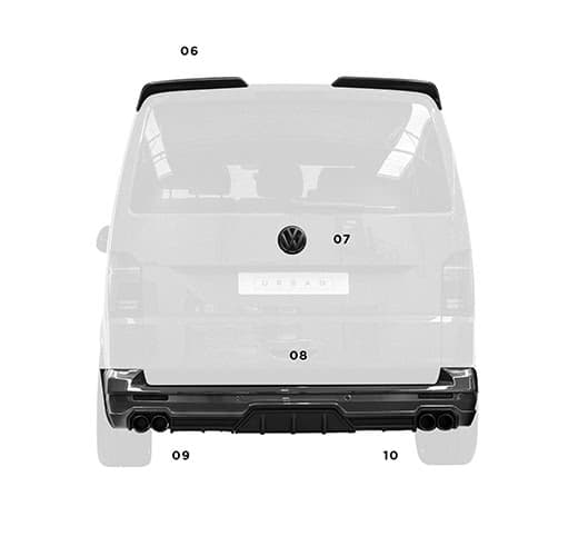 Знімний фаркоп Urban з електрикою для Volkswagen Transporter T6.1 - Image 1