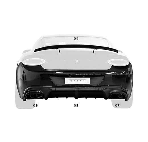 Насадки вихлопу Urban для Continental GT - Image 1