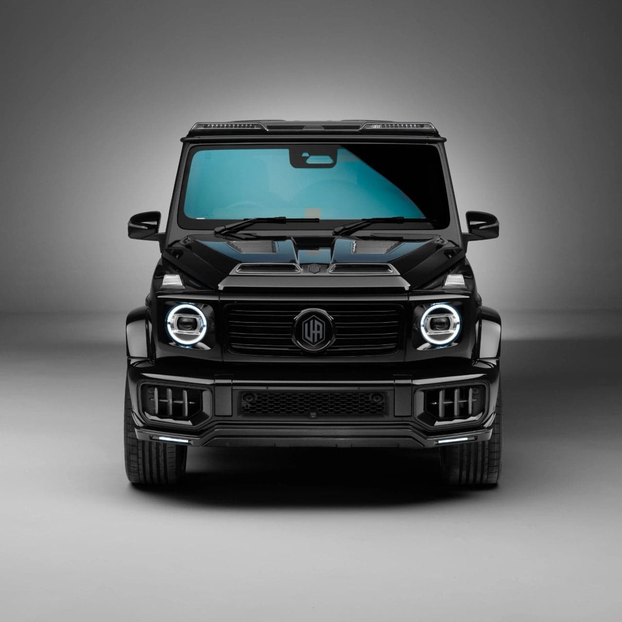Mercedes W465 G-Wagon Aerokit Front Splitter with Integrated Daytime Running Lights