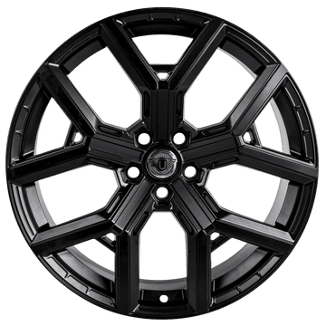 20" WX2 - 5x120 - ET42 - Gloss Black - Front (T6.1) - Image 1
