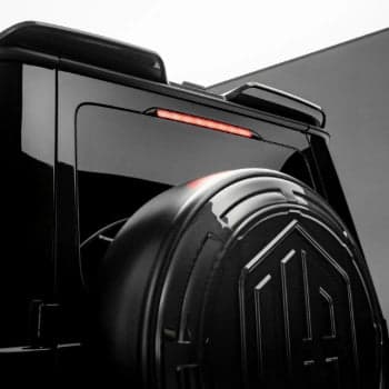 Urban upper rear spoiler with Urban emblem for Mercedes-Benz G-Wagon W465 Aerokit / Widetrack - Visual Carbon Fibre