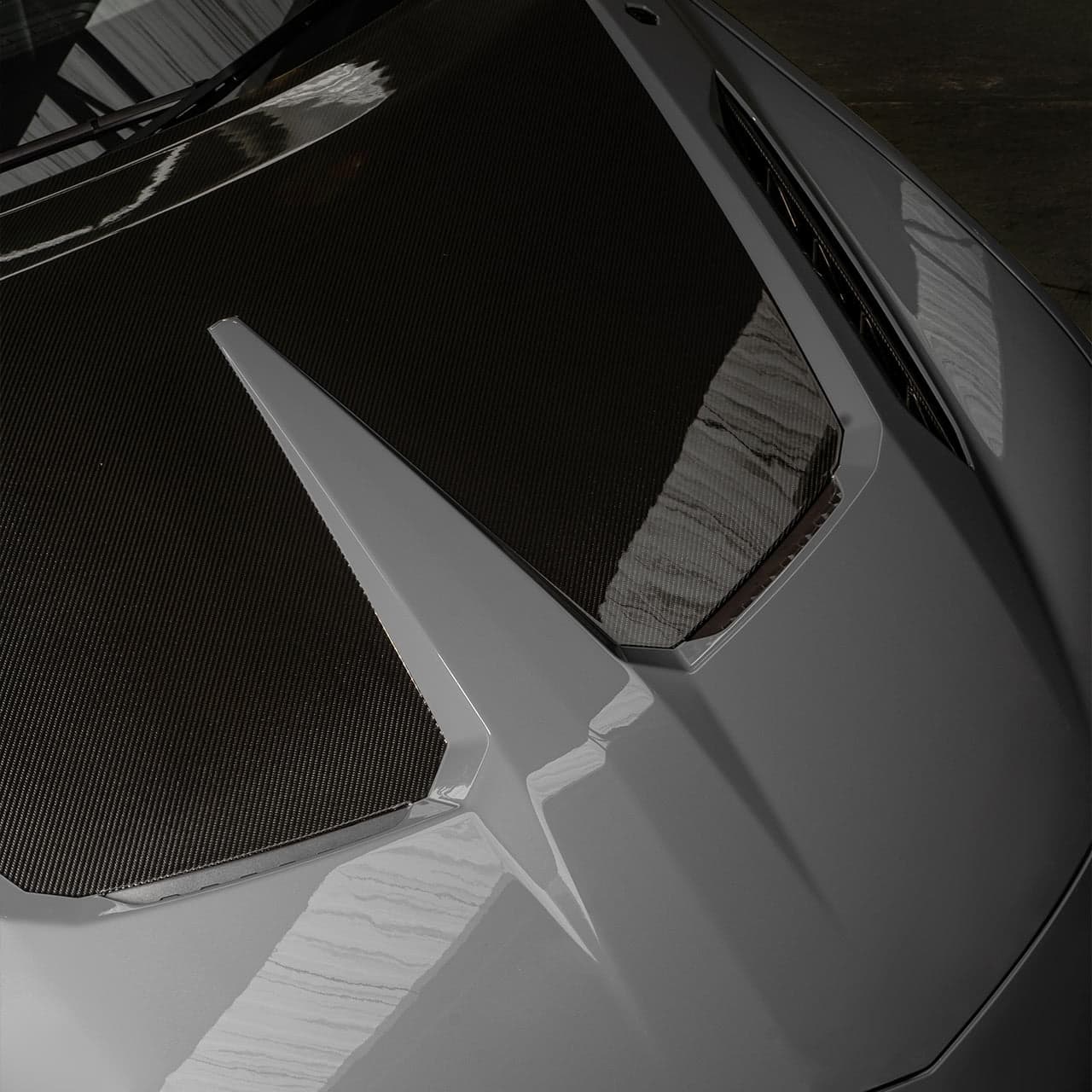 Верхнє розширення ducktail-спойлера Urban для Lamborghini Urus / Urus S - Visual Carbon Fibre - Image 1