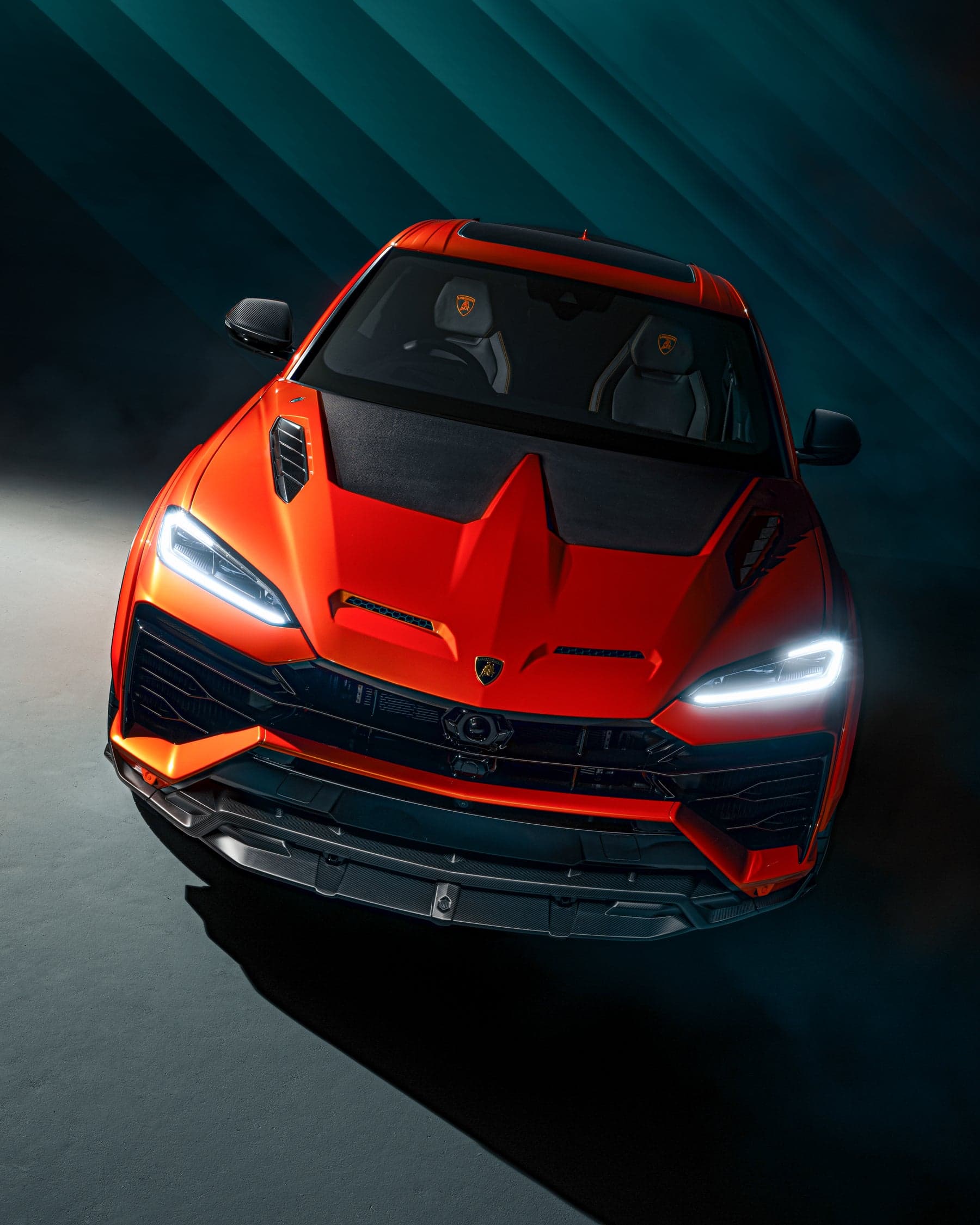 Накладки дзеркал Urban Visual Carbon Fibre ADAS для Lamborghini Urus SE - корпуси дзеркал
