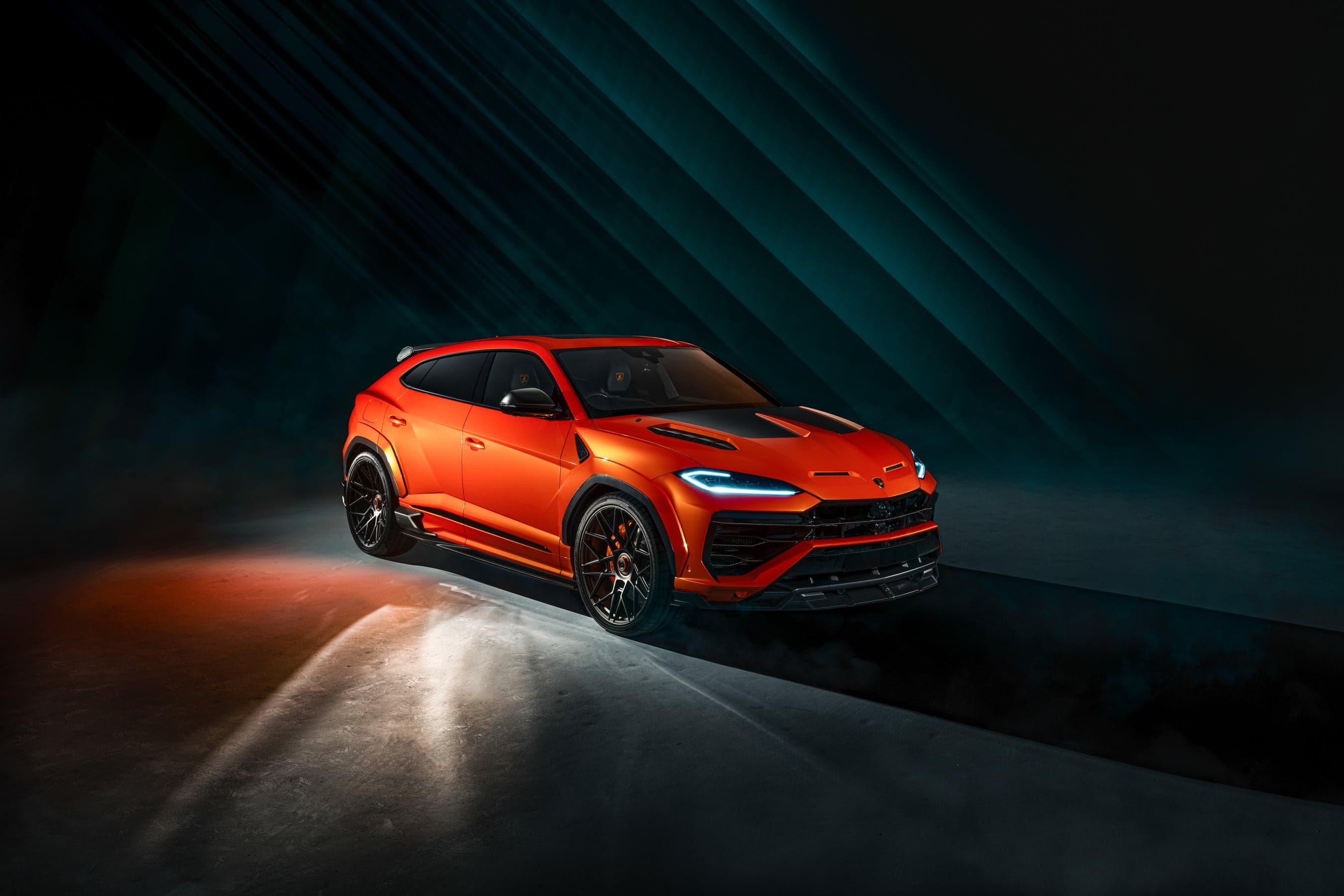 Накладка бокового вентиляційного елемента Visual Carbon Fibre для Lamborghini Urus SE