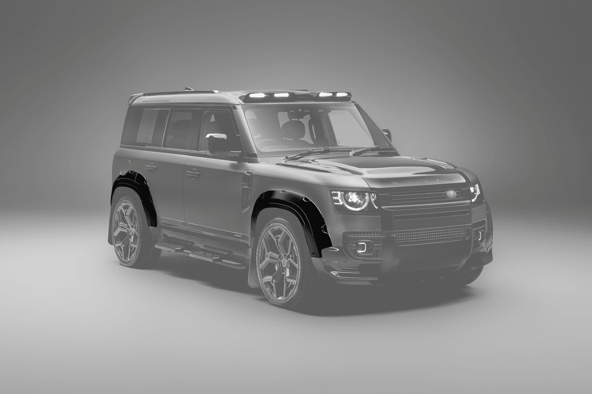 Комплект розширених арок Urban для Defender 110 - Gloss Black
